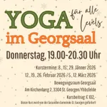 Galerie Foto der Veranstaltung Yoga im Georgsaal (St. Georgen am Ybbsfelde) Jänner-März 2026 des User mirjam@yoga-salon.at